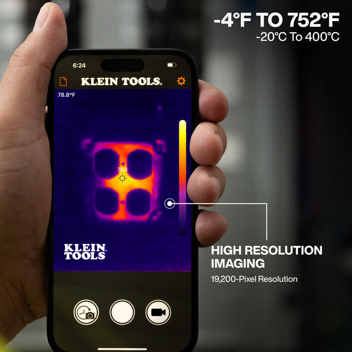 Klein Tools TI223 Mobile Thermal Imager For Android® / iOS® - Edmondson Supply