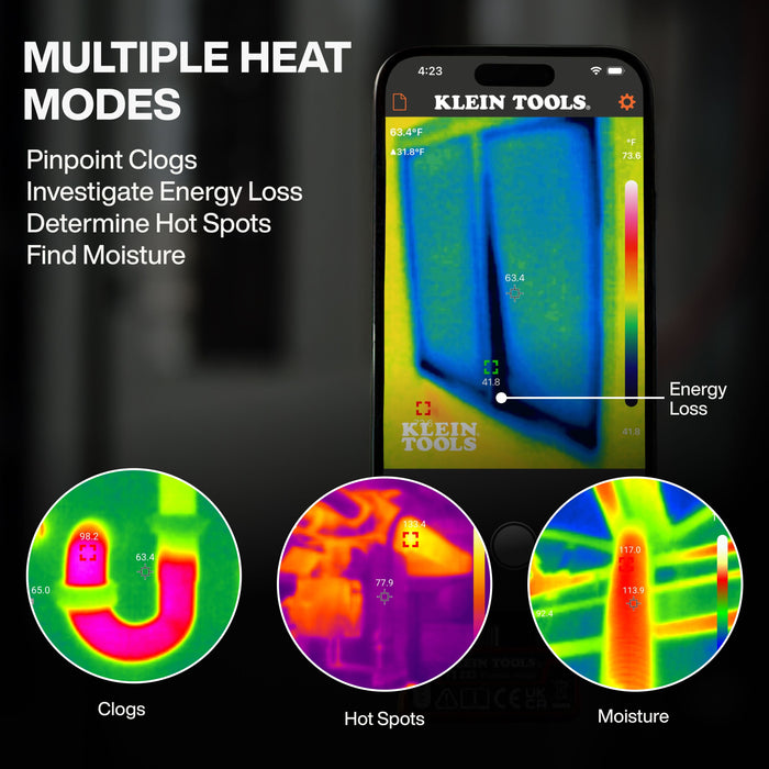 Klein Tools TI223 Mobile Thermal Imager For Android® / iOS® - Edmondson Supply
