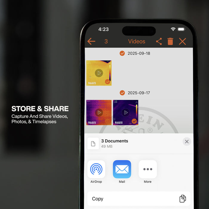 Klein Tools TI223 Mobile Thermal Imager For Android® / iOS® - Edmondson Supply