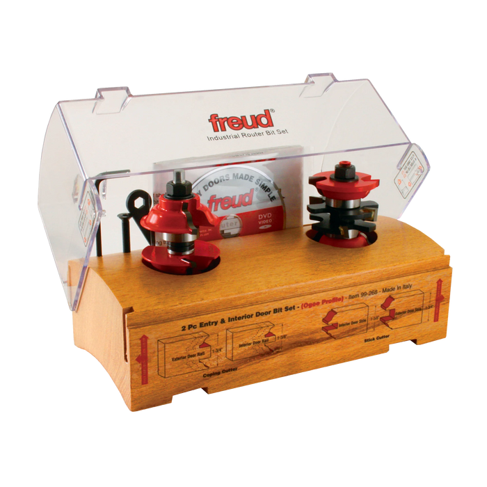 Freud 99-268 Entry & Interior Door Router Bit System - Edmondson Supply