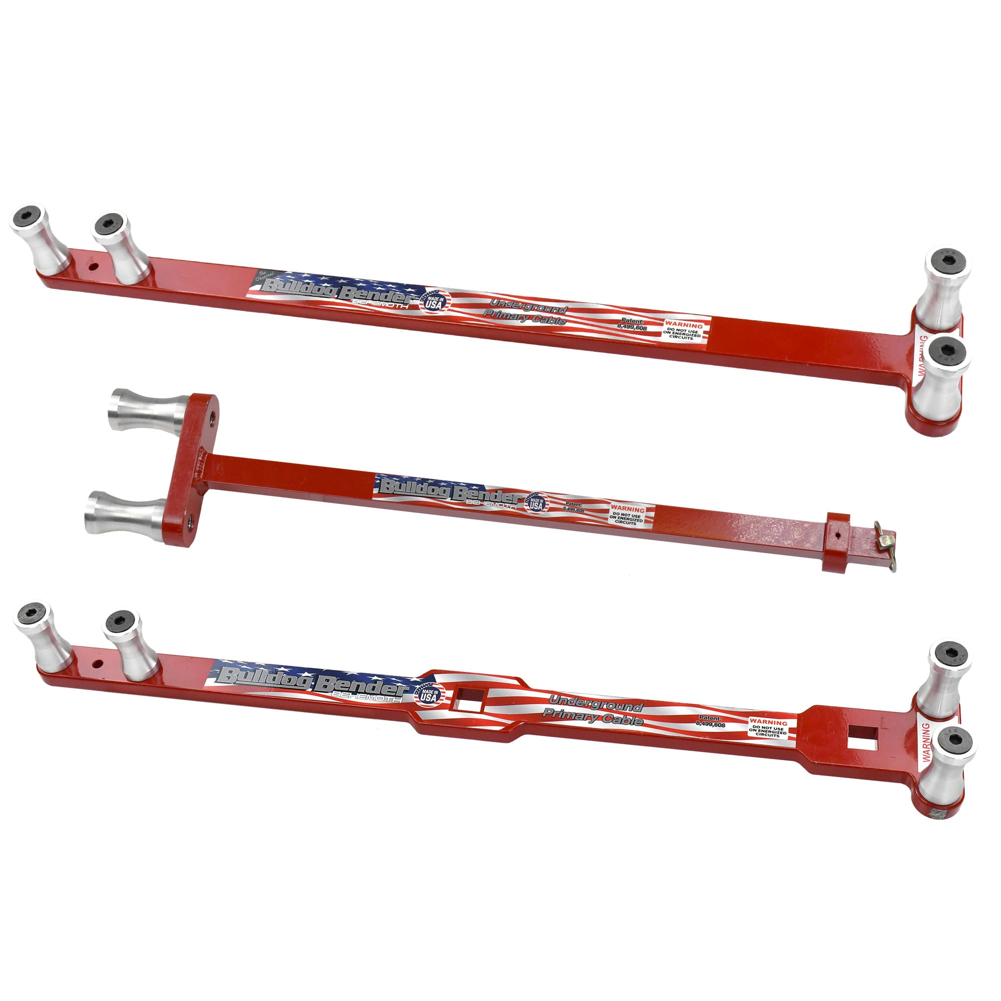 Jameson Tools UGE-1000-3 Bulldog Bender Behemoth (1000 MCM), 3-pc. Set - Edmondson Supply
