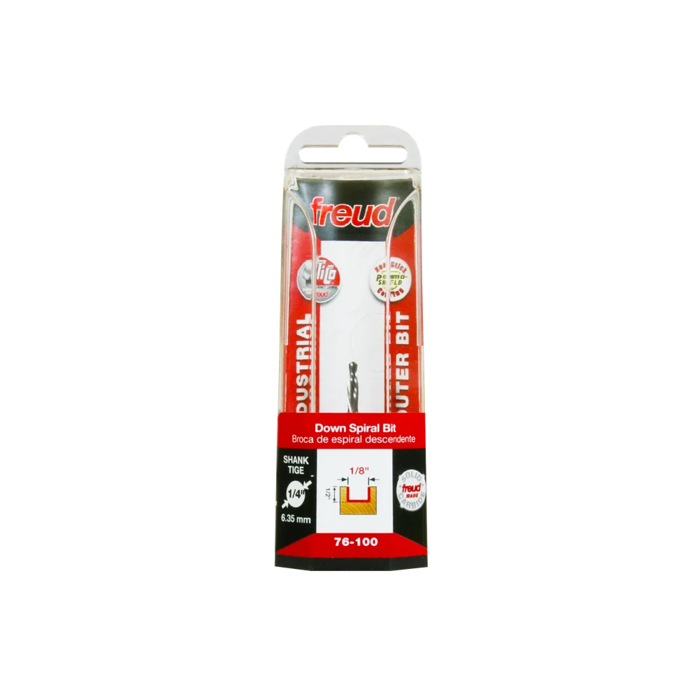 Freud 76-100 1/8" Down Spiral Bit - Edmondson Supply