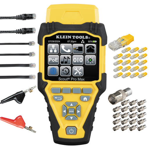 Klein Tools VDV501-770 Scout® Pro Max Network Cable Tester With Remote Set - Edmondson Supply