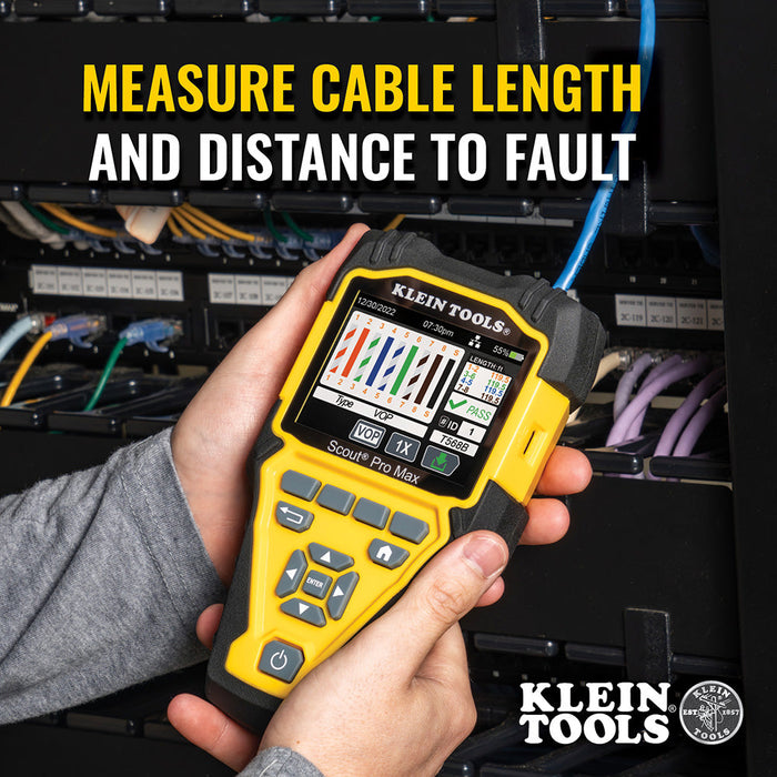 Klein Tools VDV501-770 Scout® Pro Max Network Cable Tester With Remote Set - Edmondson Supply