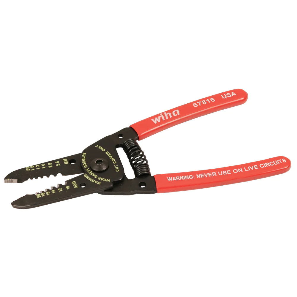 Wiha Tools 57816 Classic Grip Wire Strippers Cutters 6.0 - Edmondson Supply