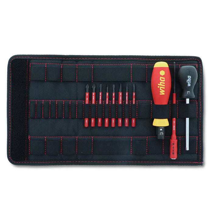 Wiha Tools 28789 11-Piece Insulated TorqueVario-S (10-50 In/lbs) and SlimLine Blade Set - Edmondson Supply