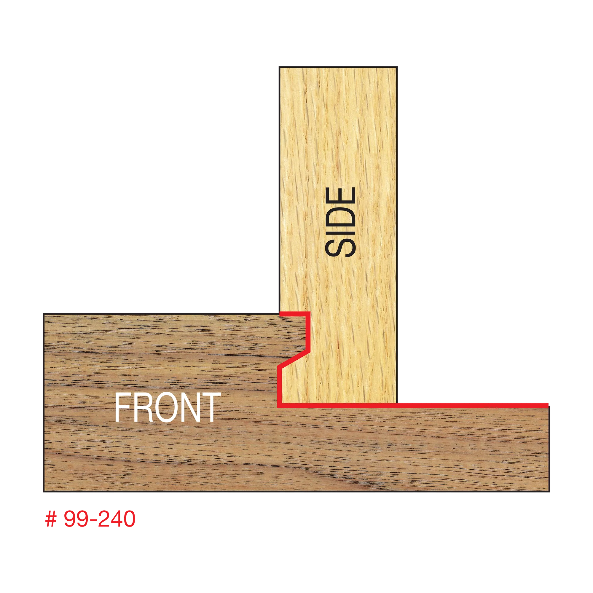Freud 99-240 2" Drawer Lock Bit - Edmondson Supply