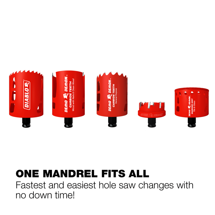 Diablo Tools DHSARD500 7/16" Snap-Lock Demon™ Mandrel System - Edmondson Supply