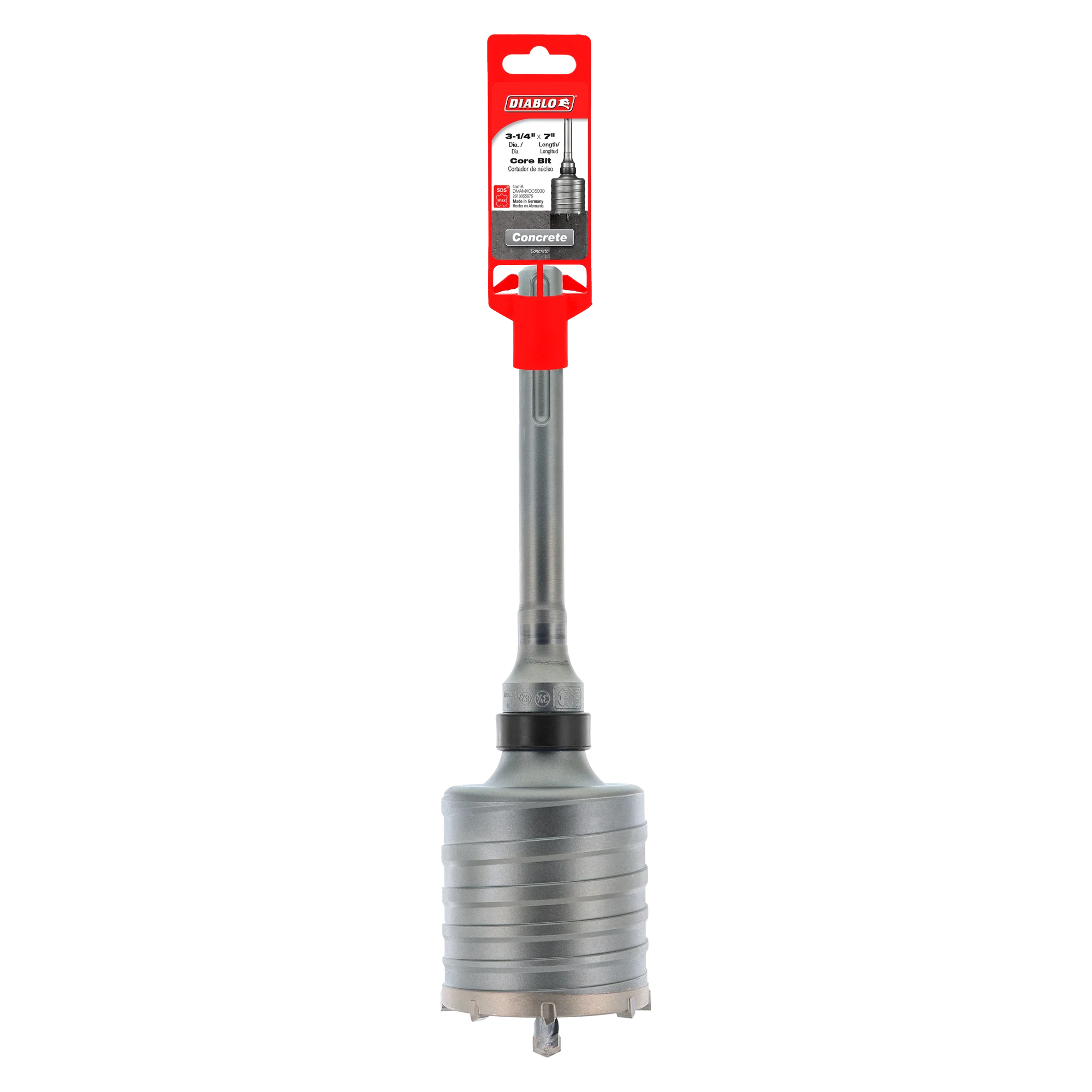 Diablo Tools DMAMXCC5030 3-1/4 in. x 7 in. SDS-Max Carbide Tipped Core Bit - Edmondson Supply