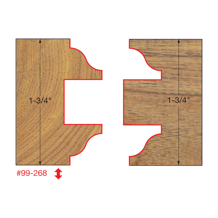 Freud 99-268 Entry & Interior Door Router Bit System - Edmondson Supply