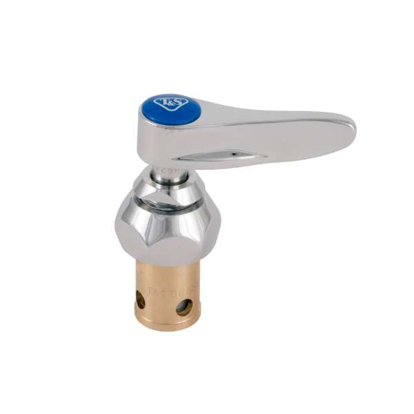 T&S Brass 019639-40 Eterna Cartridge, RTC w/ Spring Check, Lever Handle, Screw, & Index (BLUE) - Edmondson Supply