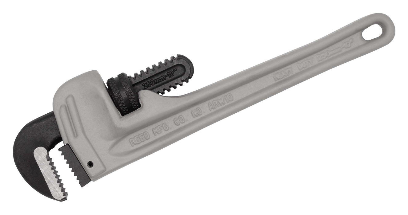 Reed 02093 - ARW10 10" Heavy-Duty Aluminum Straight Handle Pipe Wrench - Edmondson Supply