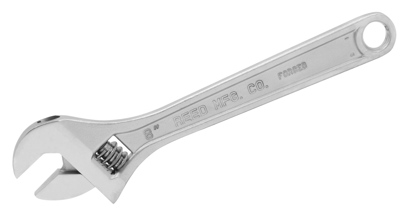Reed Mfg CW8 8" Chrome Adjustable Wrench - Edmondson Supply