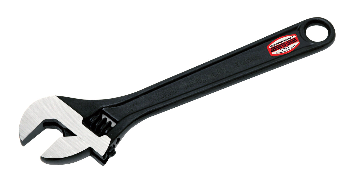 Reed Mfg CWB8 8" Blackened Adjustable Wrench - Edmondson Supply