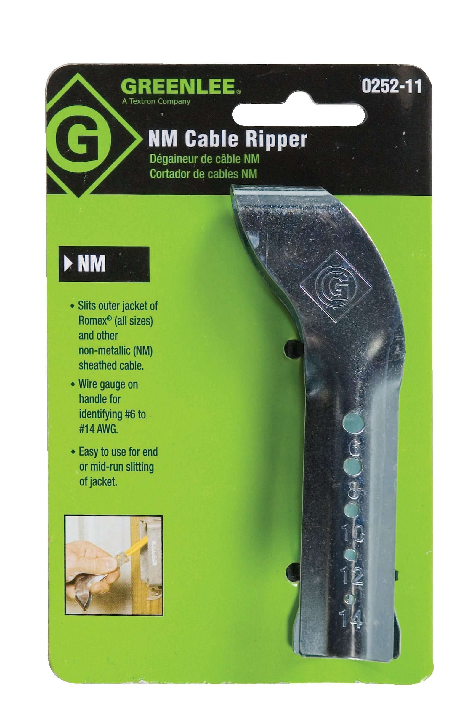 Greenlee 0252-11 NM Cable Ripper - Edmondson Supply