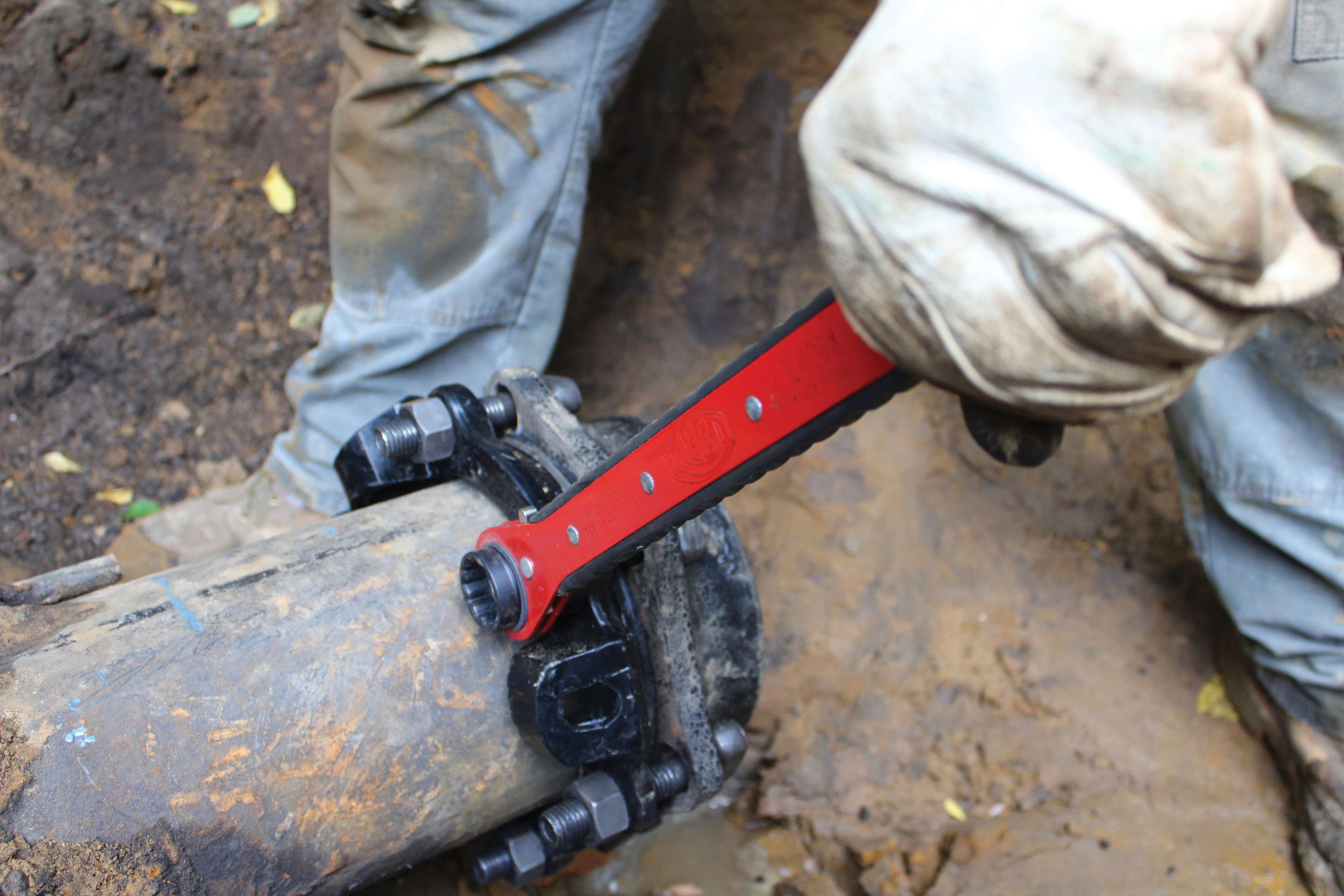 Reed Mfg L4N1 Thru-Bolt™ 4-in-1 Ratchet Wrench - Edmondson Supply