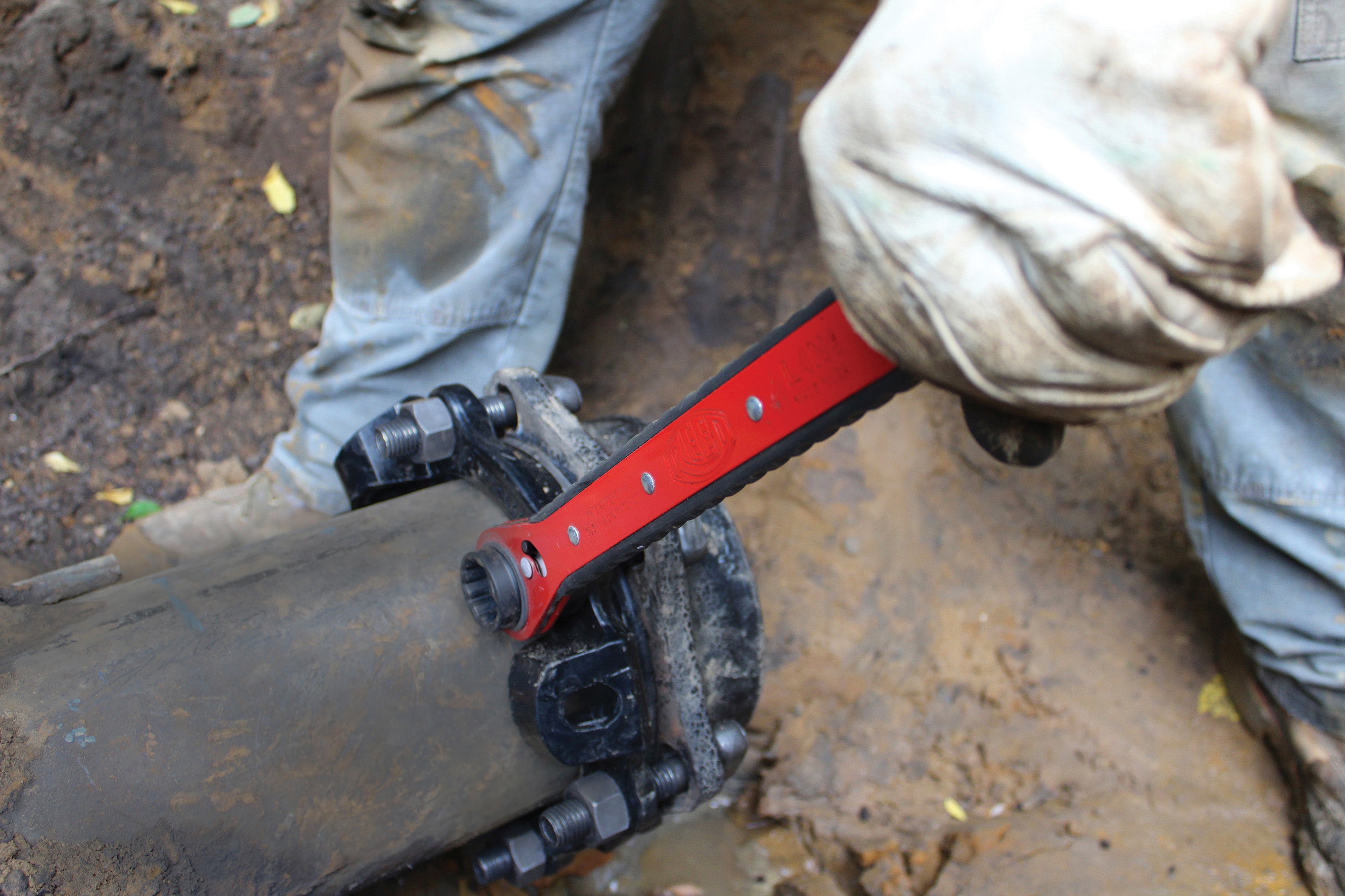Reed Mfg L4N1XP Thru-Bolt™ 4-in-1 Ratchet Wrench - Edmondson Supply