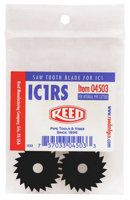 Reed Mfg IC1RS Internal Pipe Cutter Replacement Saw Tooth Blade, 2-Pack - Edmondson Supply
