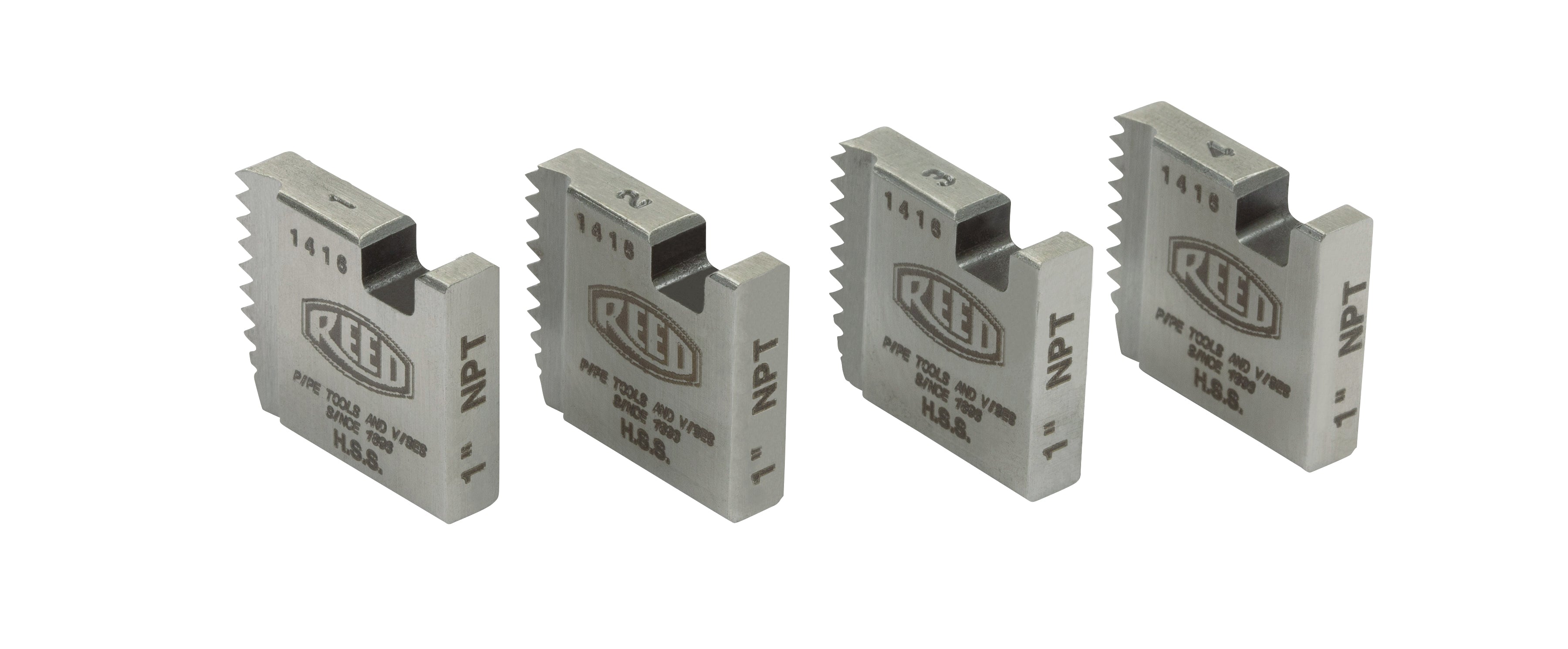 Reed Mfg R12DN 1 R12+ Segmental Dies, 1" NPT - Edmondson Supply