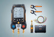 Testo 0564 5505 01 - 550s Smart Digital Manifold w/ Wireless Clamp Temperature, Vacuum Probes & 3 Hoses - Edmondson Supply