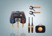Testo 0564 5550 01 - 550i Smart Kit App-Controlled Digital Manifold w/ Wireless Clamp Temperature Probes & Thermohygrometers - Edmondson Supply