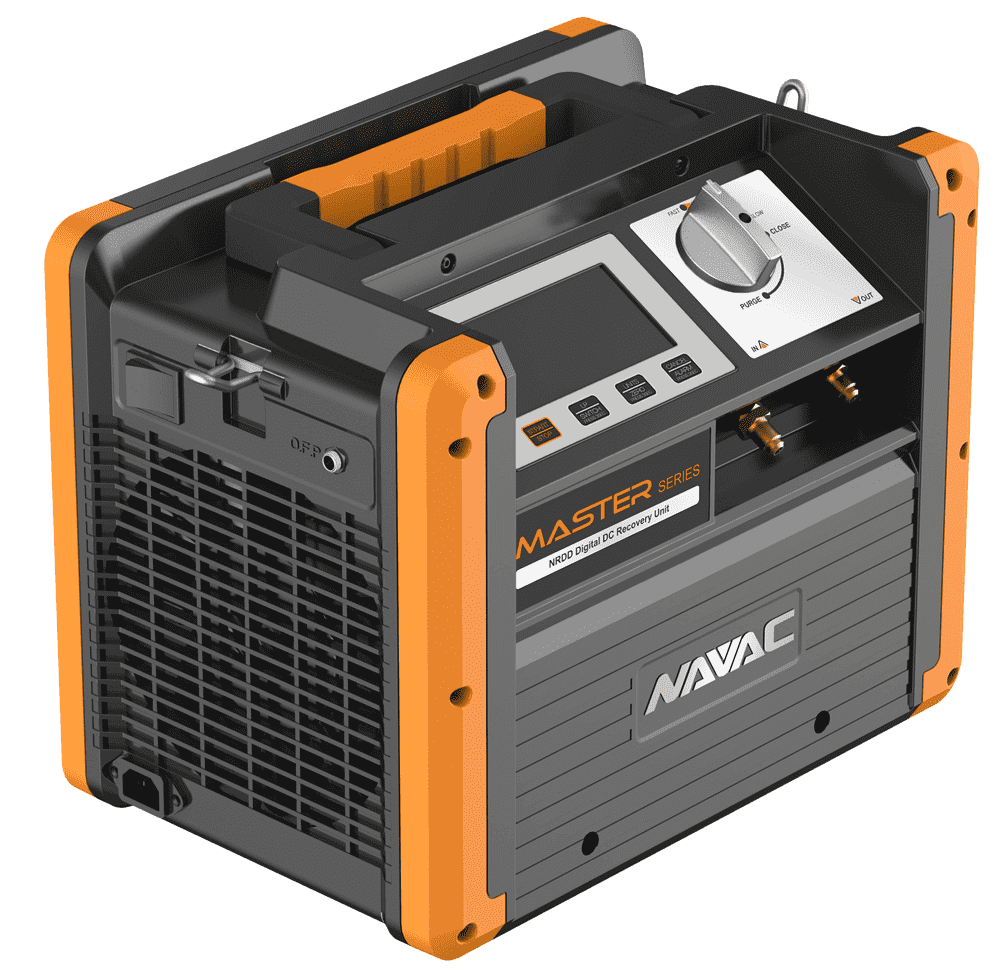 NAVAC NRDD Dual-Cylinder Brushless DC Refrigerant Recovery Unit, A2L Compatible, Master Series - Edmondson Supply