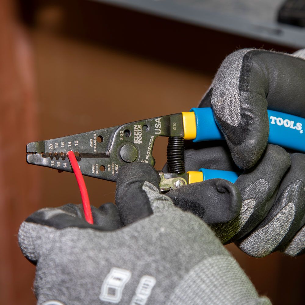 Klein Tools 11055 Klein Kurve® Solid and Stranded Copper Wire Stripper & Cutter - Edmondson Supply