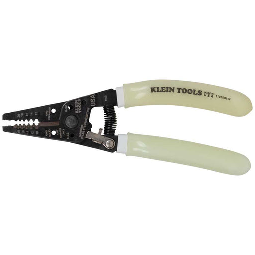 Klein Tools 11055GLW High-Visibility Klein-Kurve® Wire Stripper / Cutter - Edmondson Supply 
