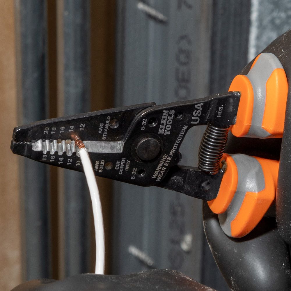 Klein Tools 11055RINS Insulated Klein-Kurve® Wire Stripper and Cutter - Edmondson Supply
