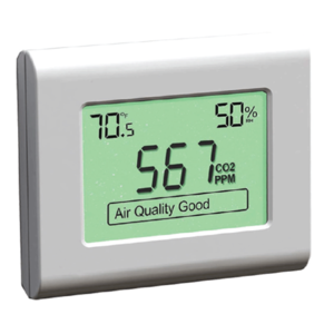 iO HVAC Controls CO2-TH CO2, Temperature and Humidity Monitor - Edmondson Supply