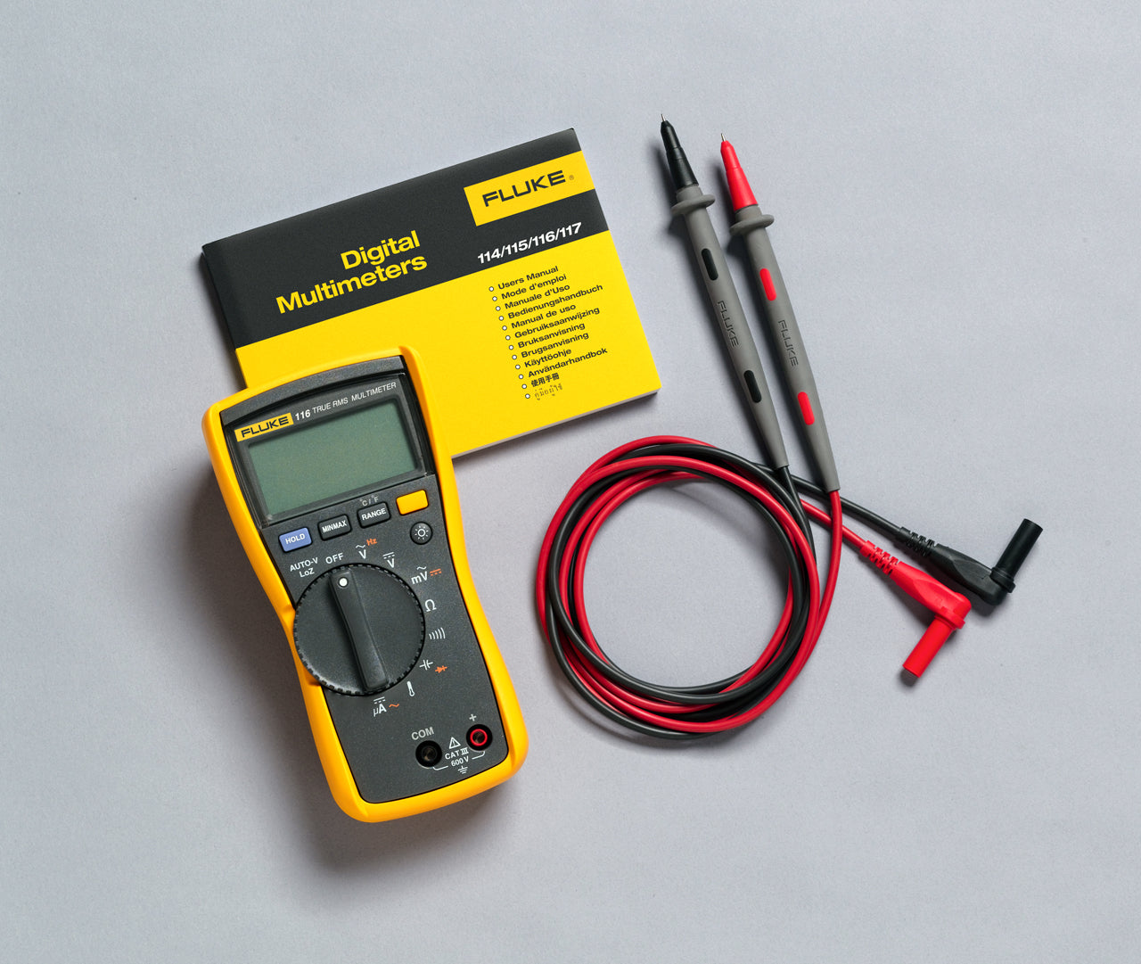 Fluke 116 Digital HVAC Multimeter with Temperature and Microamps - Edmondson Supply
