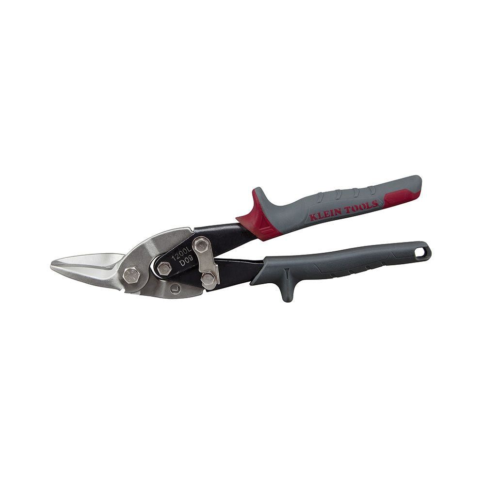 Klein Tools 1200L Aviation Snips with Wire Cutter, Left - Edmondson Supply