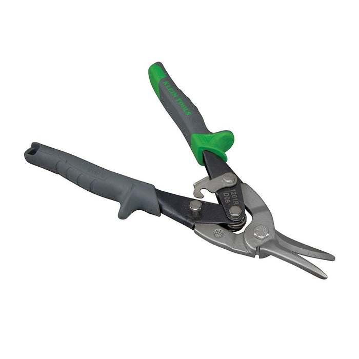 Klein Tools 1201R Aviation Snips with Wire Cutter, Right