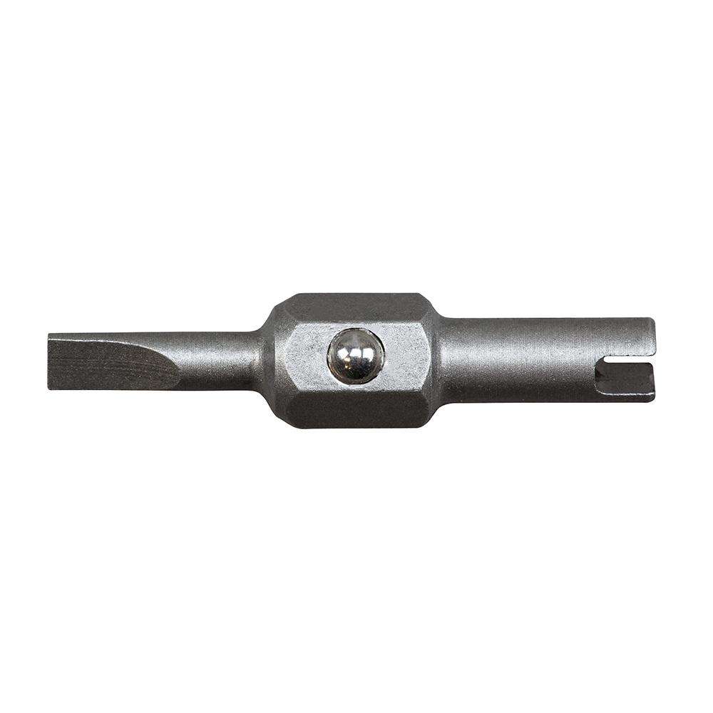 Klein Tools 13231 Replacement Bits, 1/8-Inch Slotted and Schrader® - Edmondson Supply