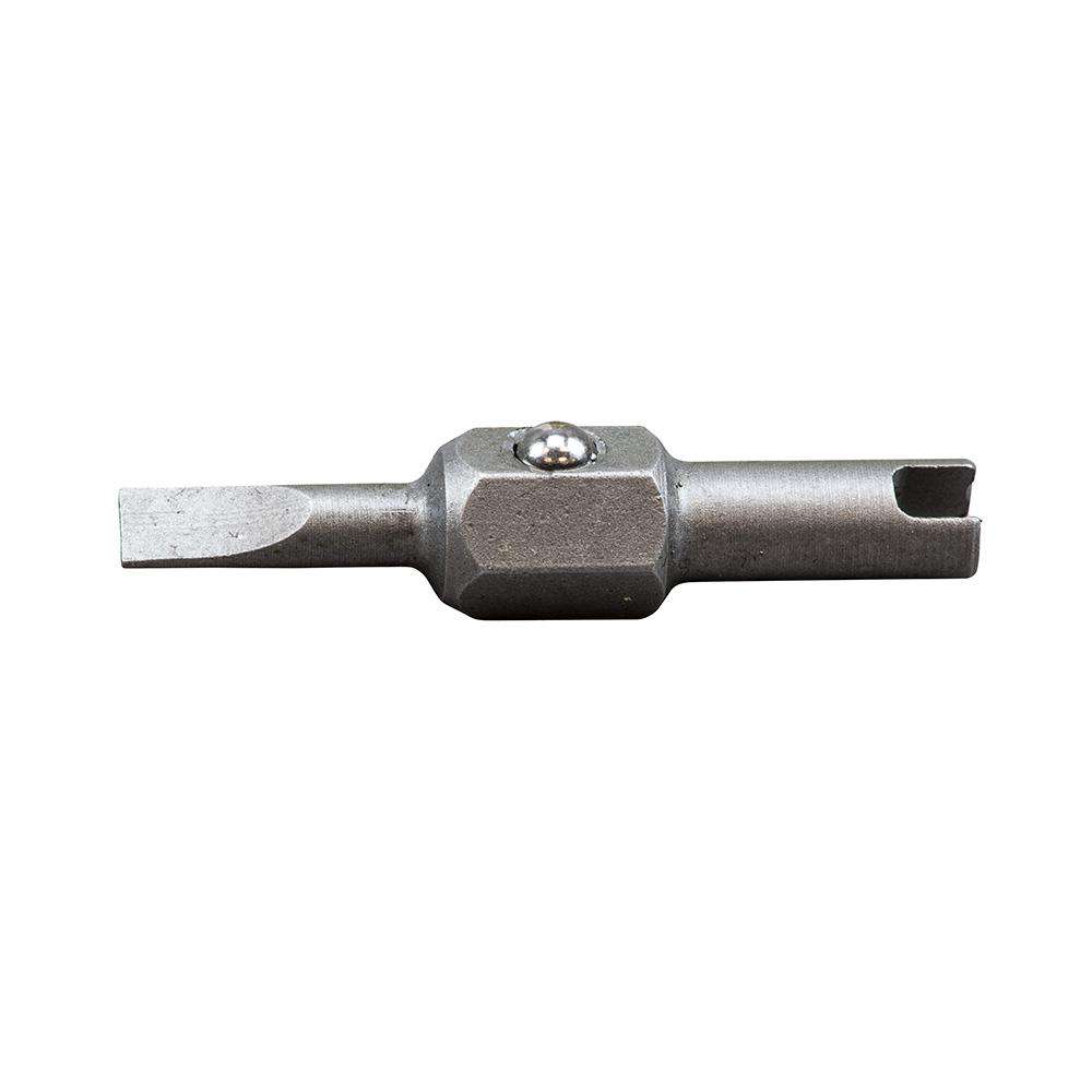 Klein Tools 13231 Replacement Bits, 1/8-Inch Slotted and Schrader® - Edmondson Supply