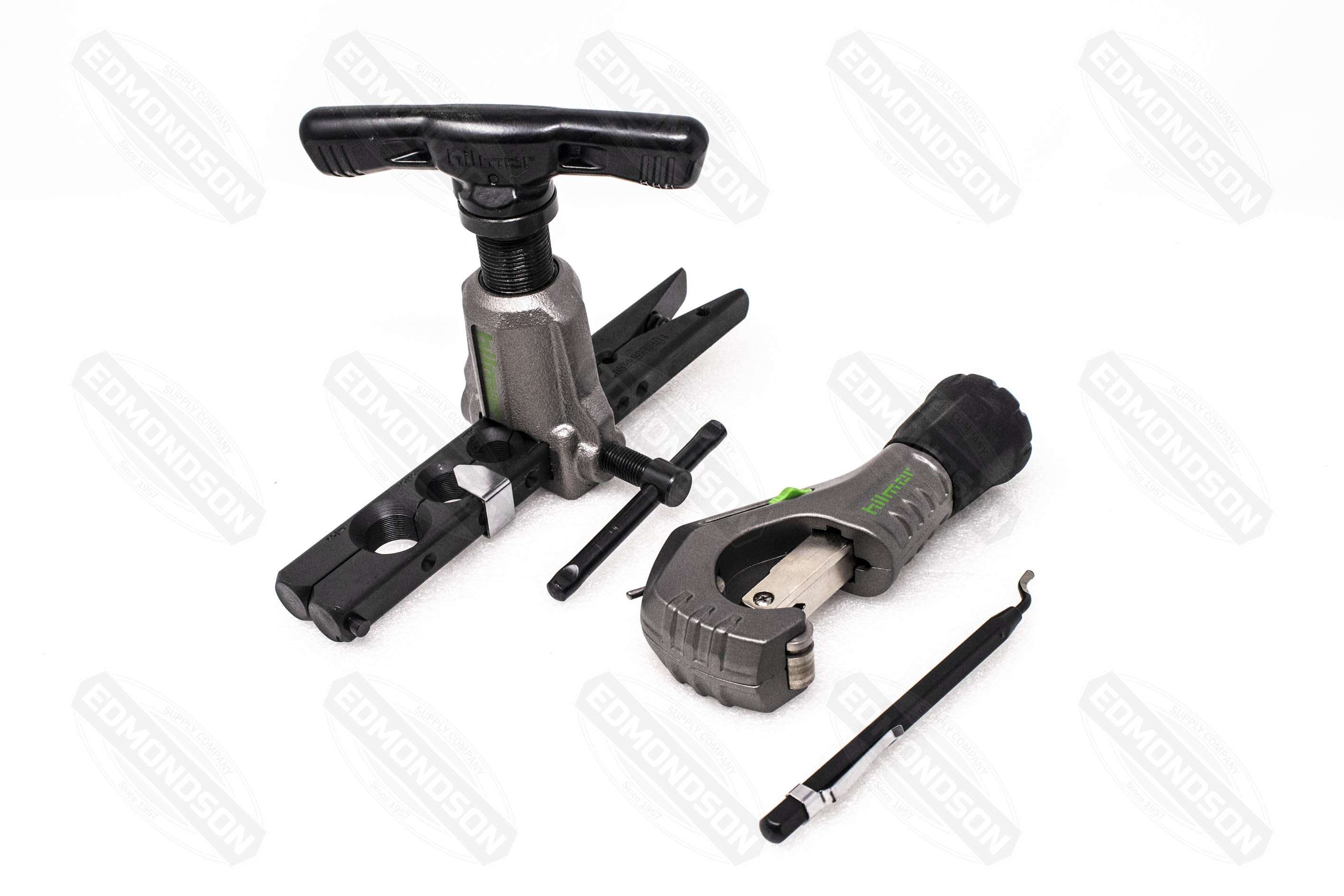 Hilmor 1937685 FTOK Orbital Flare Kit with Tubing Cutter and Deburring Tool - Edmondson Supply