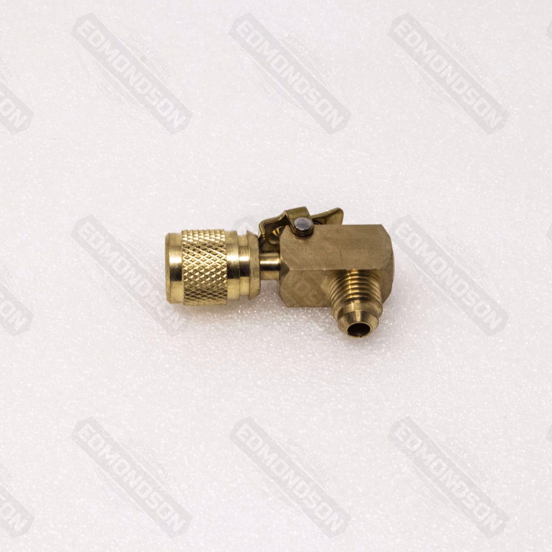 Imperial 17-C Kwik-Coupler™ Adapter 90˚ Elbow (45° Flare) 1/4” female x 1/4” male - Edmondson Supply