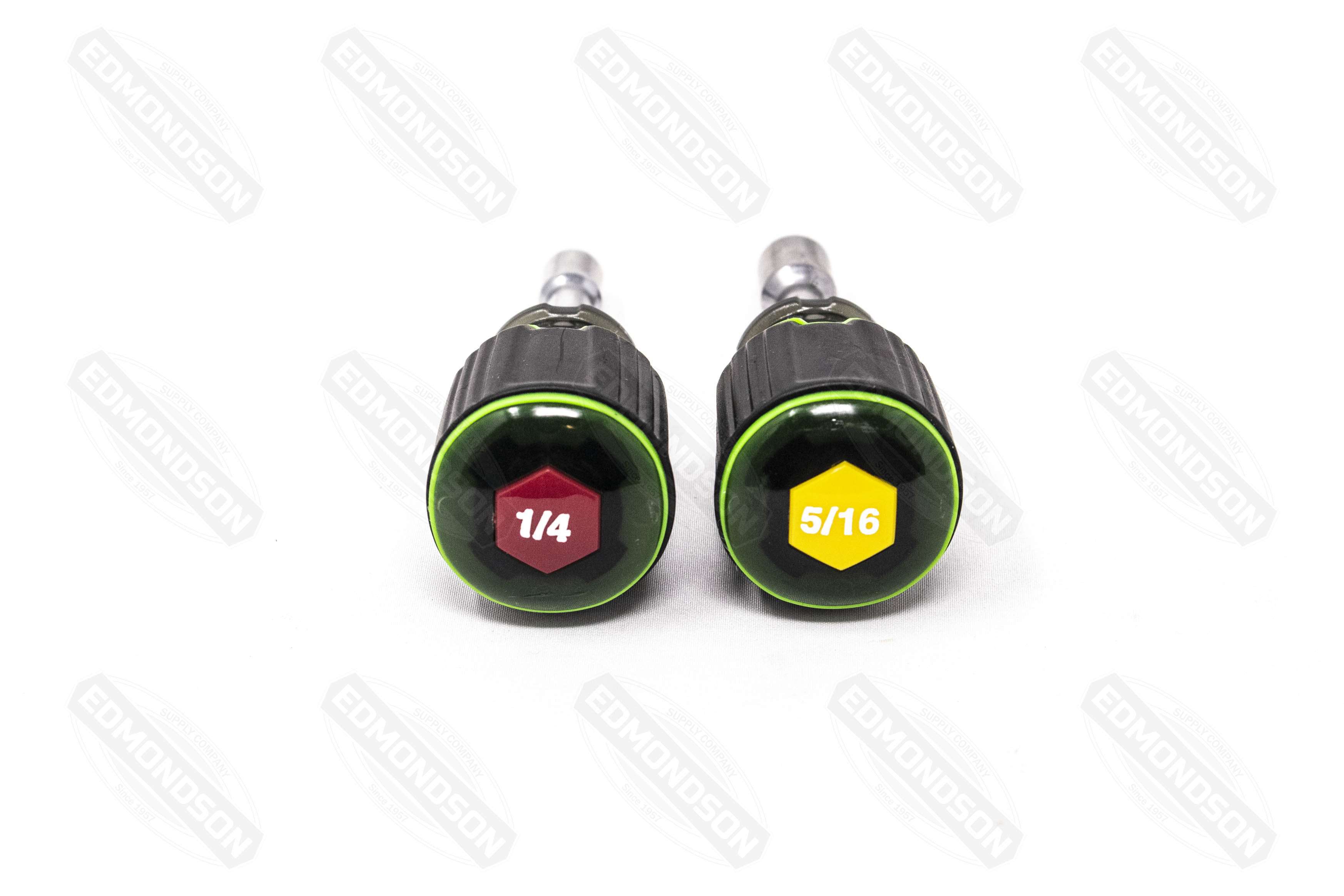 Hilmor 1839057 SHSM2PC Magnetic Tip Stubby Nut-Driver Set - 1/4" & 5/16" - Edmondson Supply