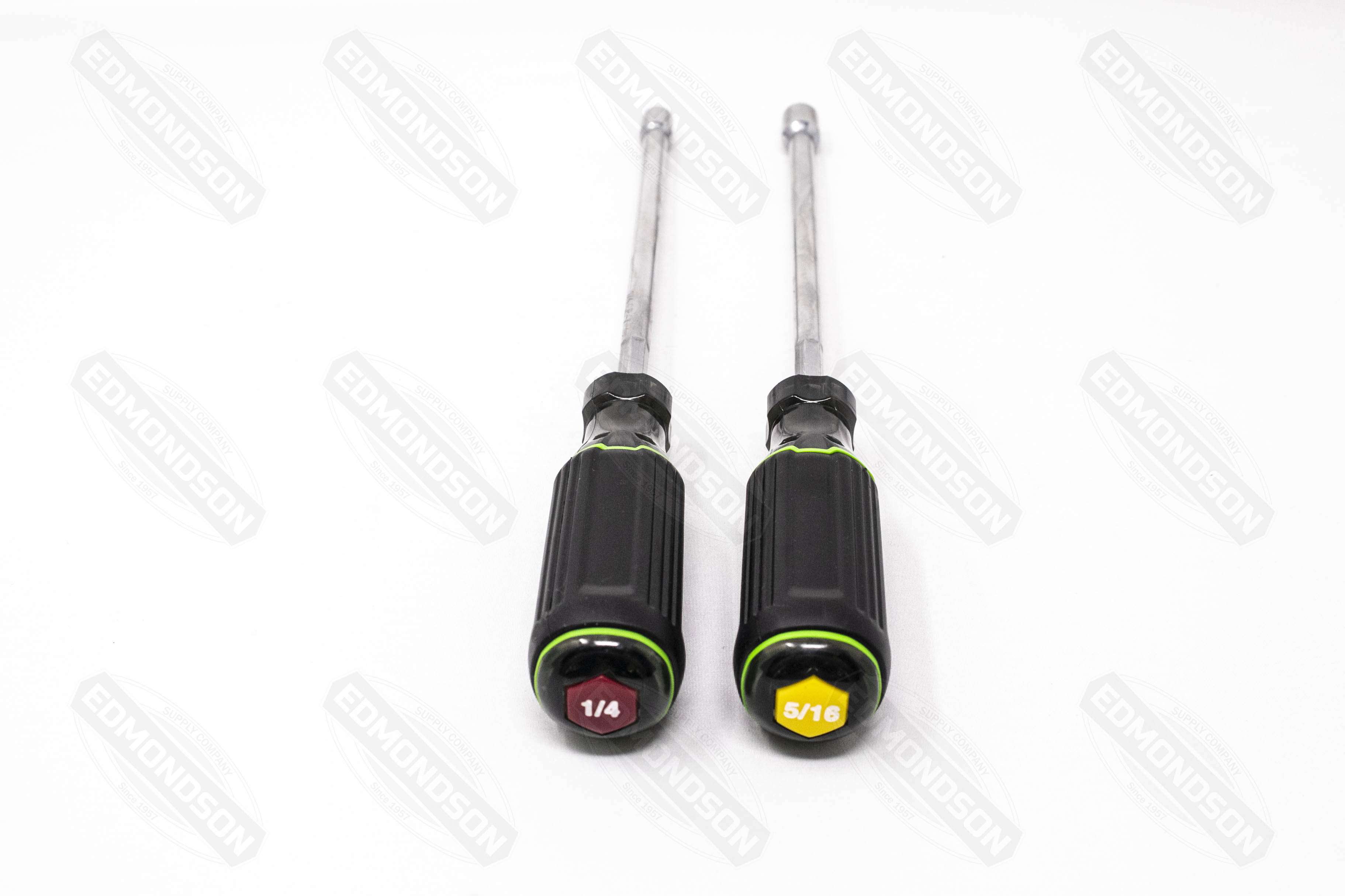 Hilmor 1839074 LHSM2PC 6" Magnetic Tip Nut-Driver 2-Piece Set - 1/4" & 5/16" - Edmondson Supply