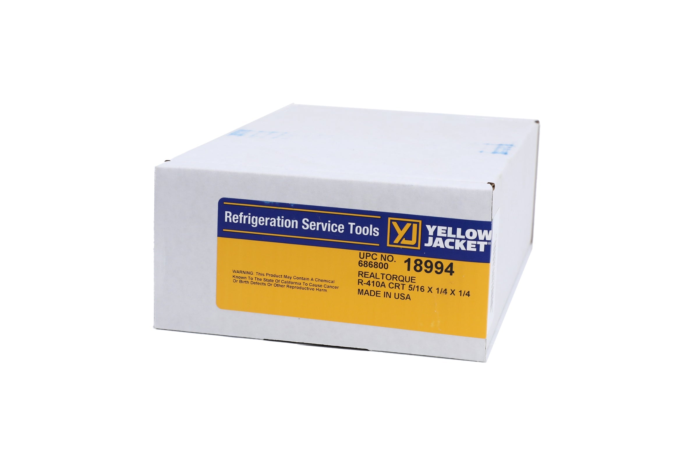 Yellow Jacket 18994 RealTorque™ 1/4” Male x 5/16” Female Vacuum/Charge Valve with 1/4” Side Port - Edmondson Supply