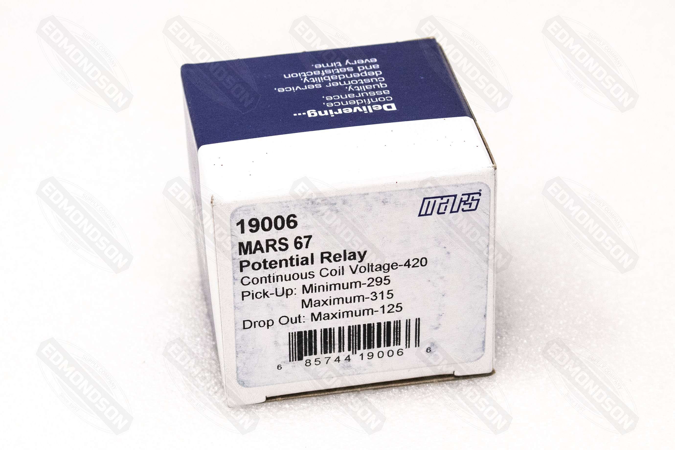 MARS 19006 67 Universal Potential Relay, 420V - Edmondson Supply