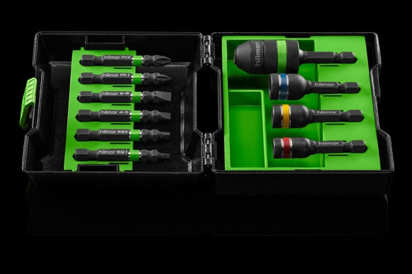 Hilmor 1937912 Fast Connect Screwdriver Bit Set - Edmondson Supply