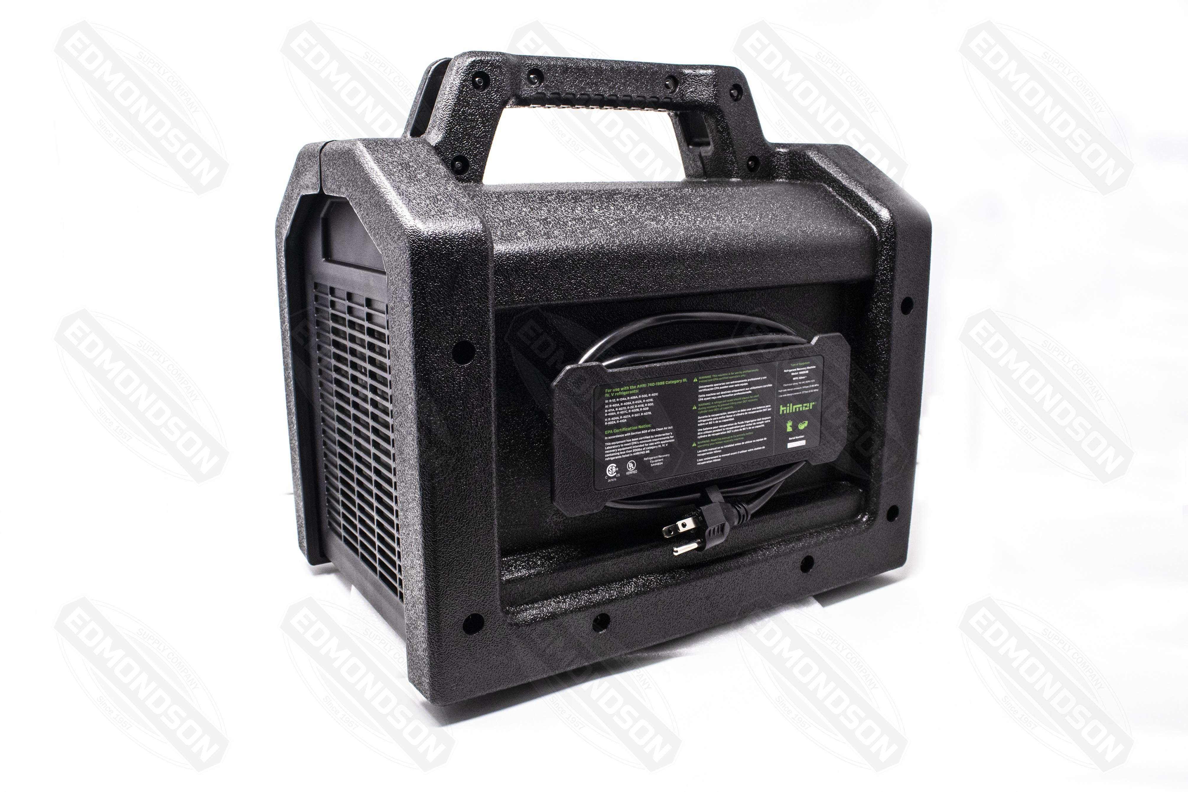 Hilmor 1950536 Lightweight Brushless DC Refrigerant Recovery Machine - Edmondson Supply