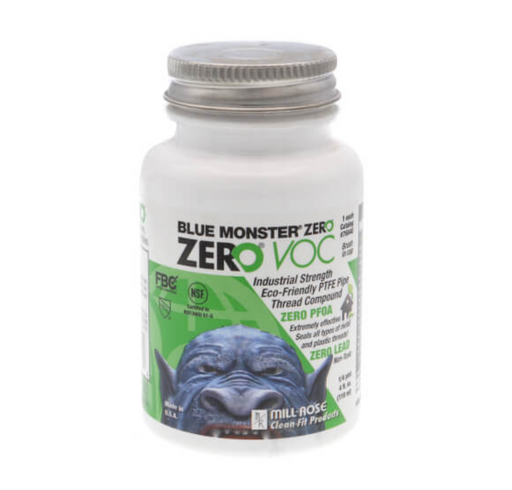 Blue Monster 76040 Blue Monster® ZERO® VOC Eco-Friendly PTFE Thread Sealant, 4oz. - Edmondson Supply
