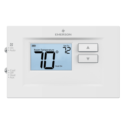 Emerson White-Rodgers 1F75H-21NP 70 Series Non-Programmable Thermostat, 2 Heat - 1 Cool - Edmondson Supply