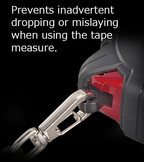 Tajima GS-25/7.5MBW GS Lock™ Standard & Metric Scale, 25 ft/ 7.5 m x 1-1/16 in./27mm Steel Blade Tape Measure - Edmondson Supply