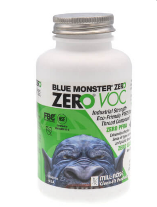 Blue Monster 76042 Blue Monster® ZERO® VOC Eco-Friendly PTFE Thread Sealant, 8oz. - Edmondson Supply