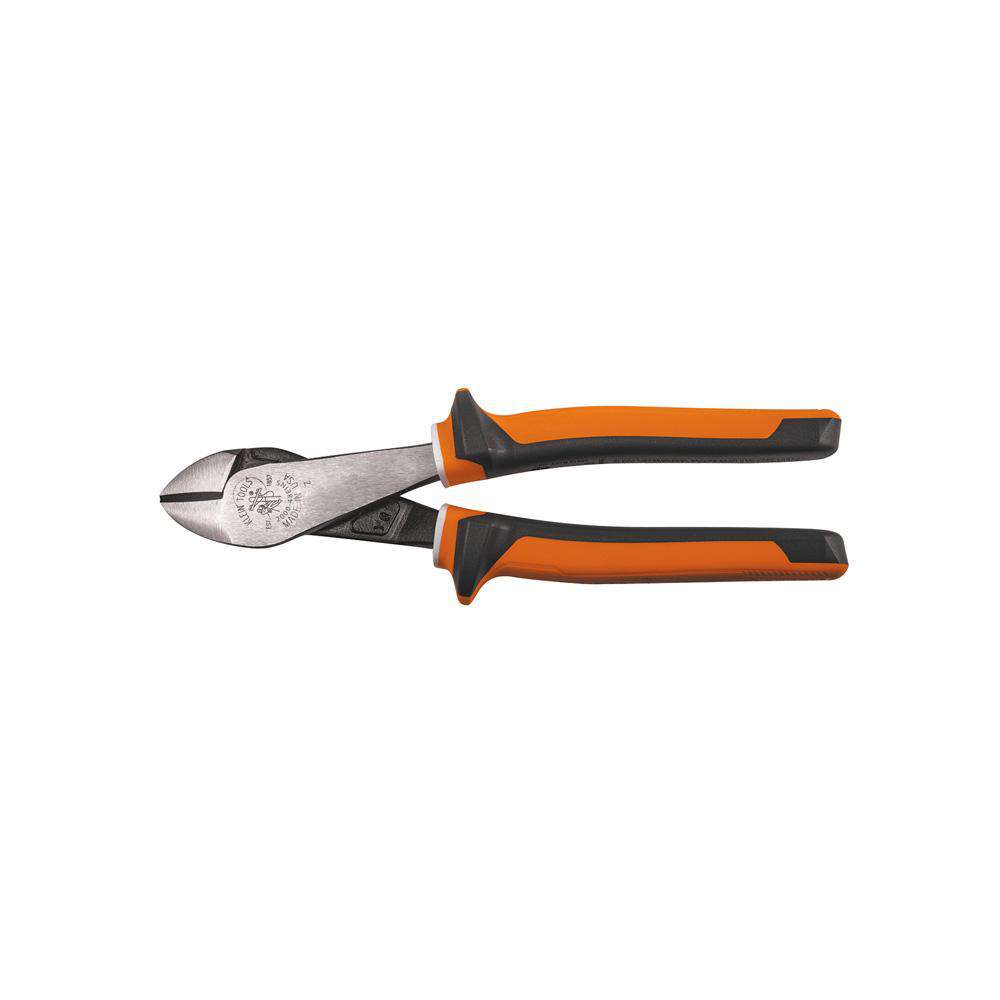 Klein Tools 2000-48-EINS Diagonal Cutting Pliers, Insulated, Angled Head, 8-Inch - Edmondson Supply