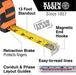 Klein Tools 9230 Tape Measure, 30-Foot Magnetic Double-Hook - Edmondson Supply