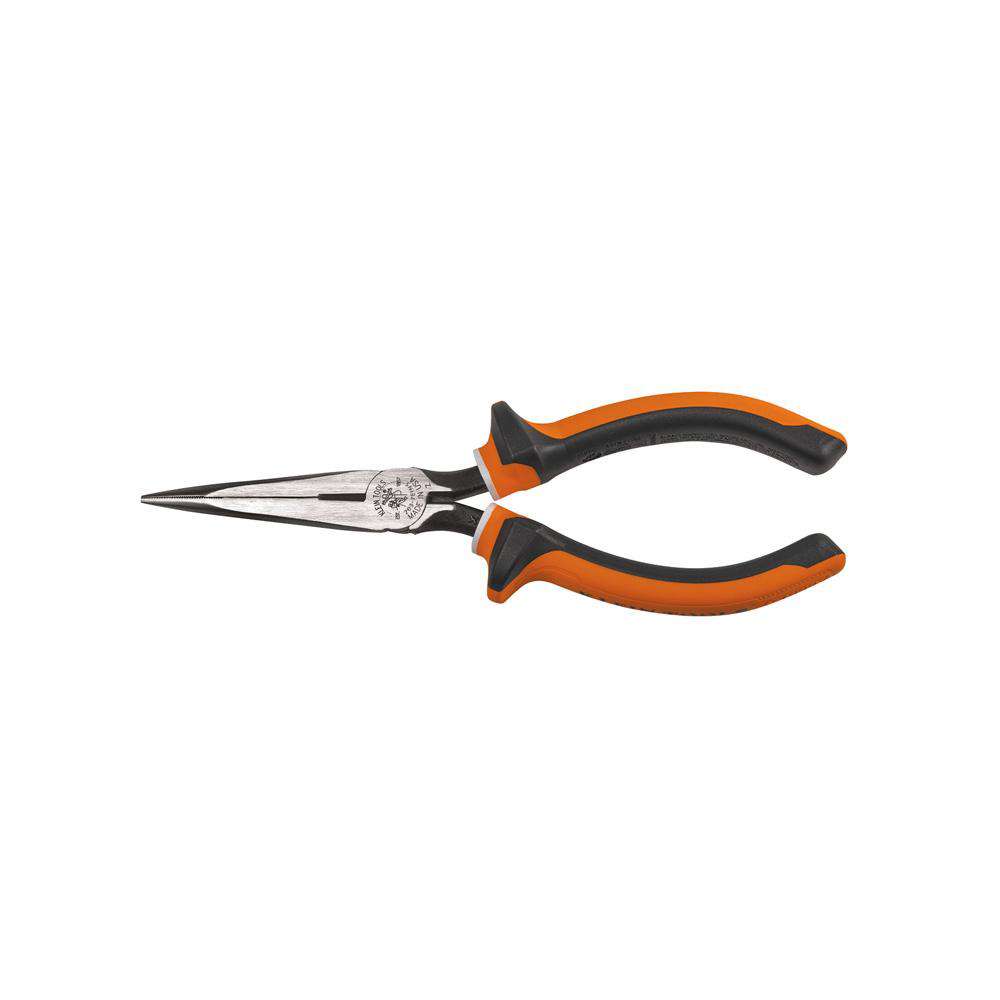 Klein Tools 203-7-EINS Long Nose Side Cut Pliers, 7-Inch Slim Insulated - Edmondson Supply